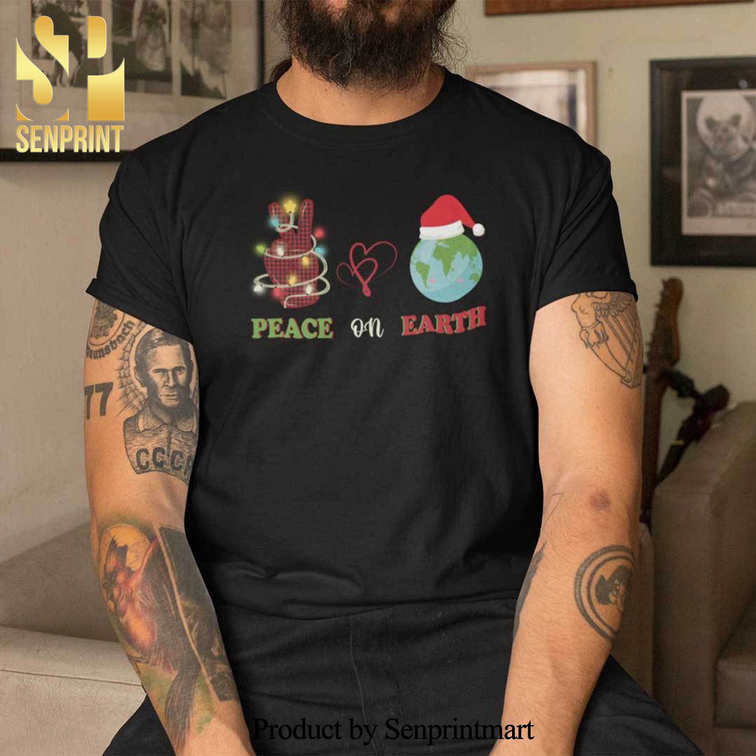 Peace On Earth Christmas Gifts Shirt