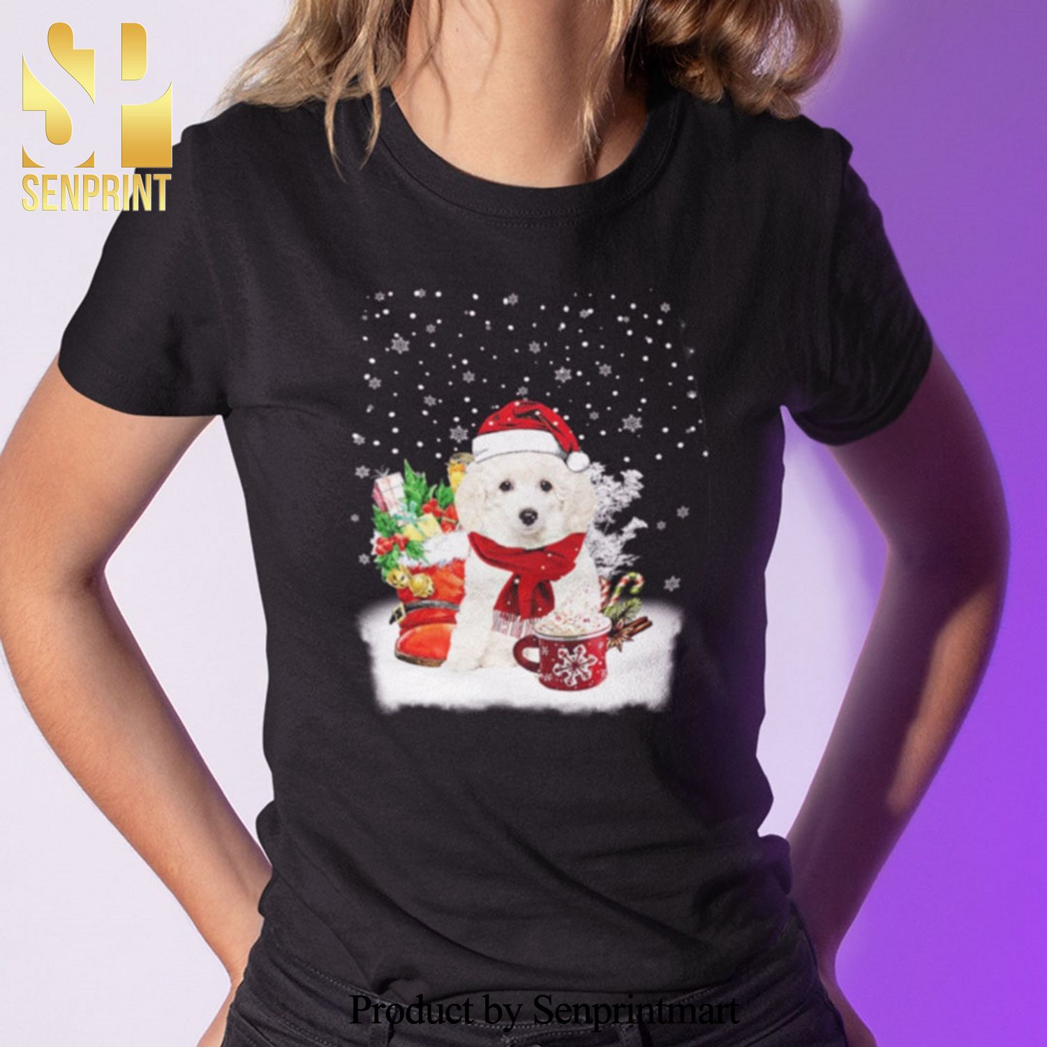 Poodle Dog Christmas Gifts Shirt Poodle Lovers