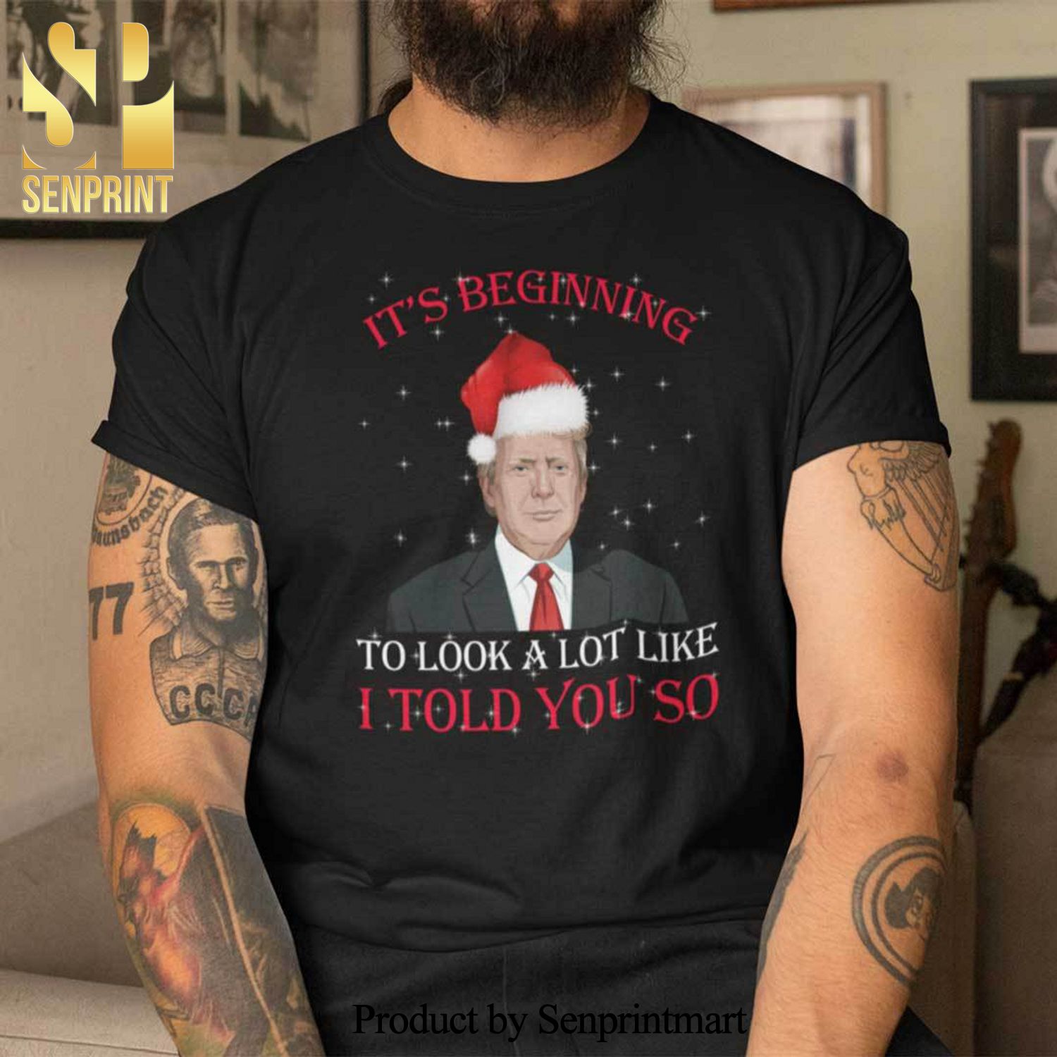 Santa Donald Trump Christmas Gifts Shirt