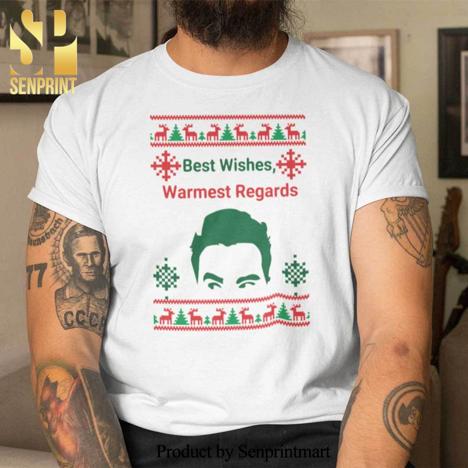 Schitt’s Creek Christmas Gifts Shirt Best Wishes Warmest Regards
