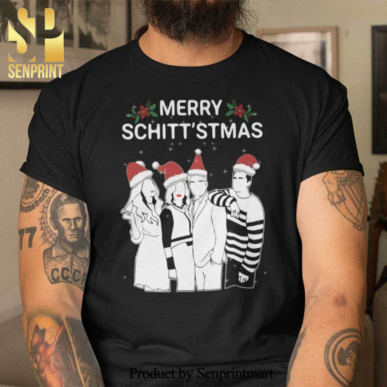 Schitt’s Creek Christmas Gifts Shirt Merry Schitt’stmas