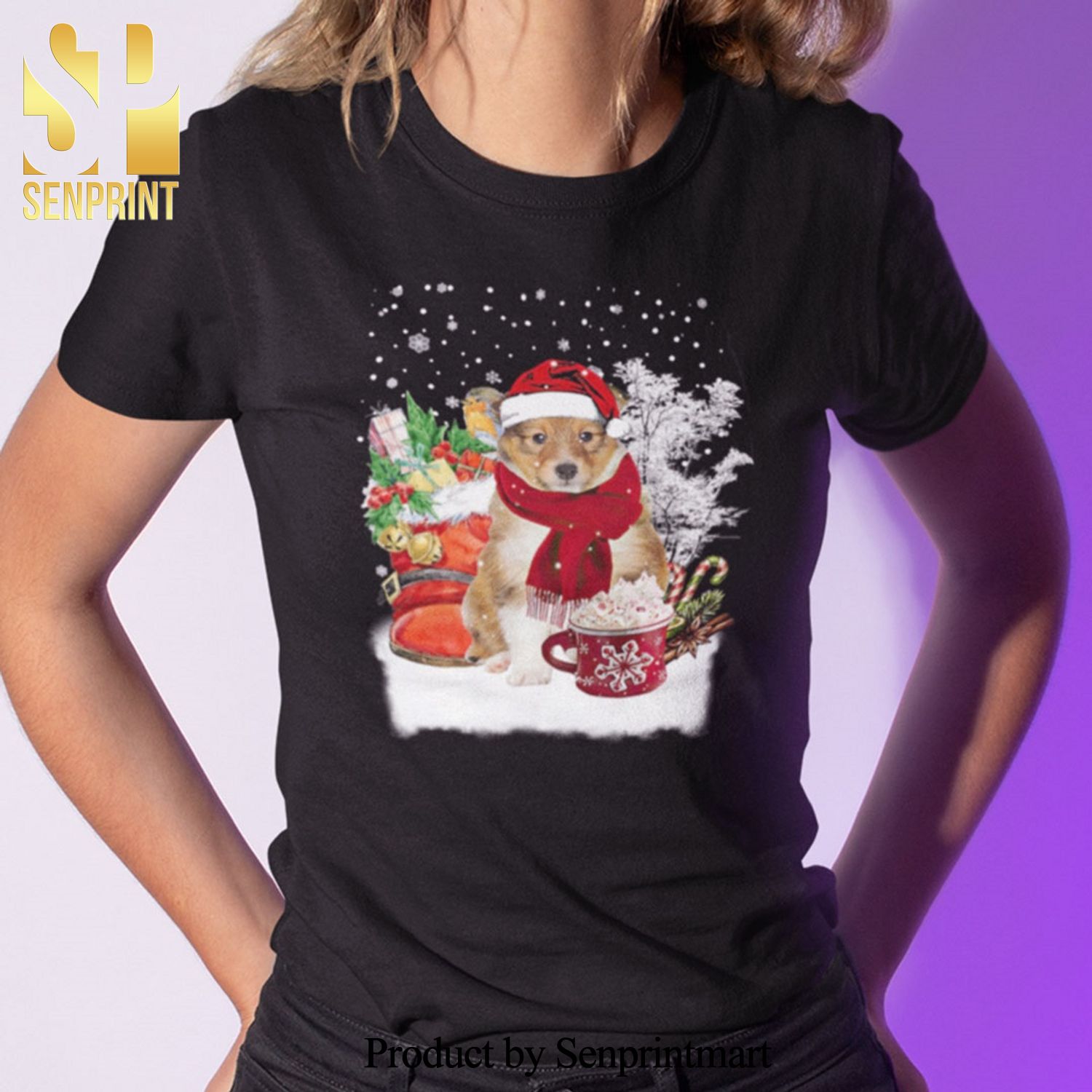 Shetland Sheepdog Dog Christmas Gifts Shirt Shetland Sheepdog Lovers