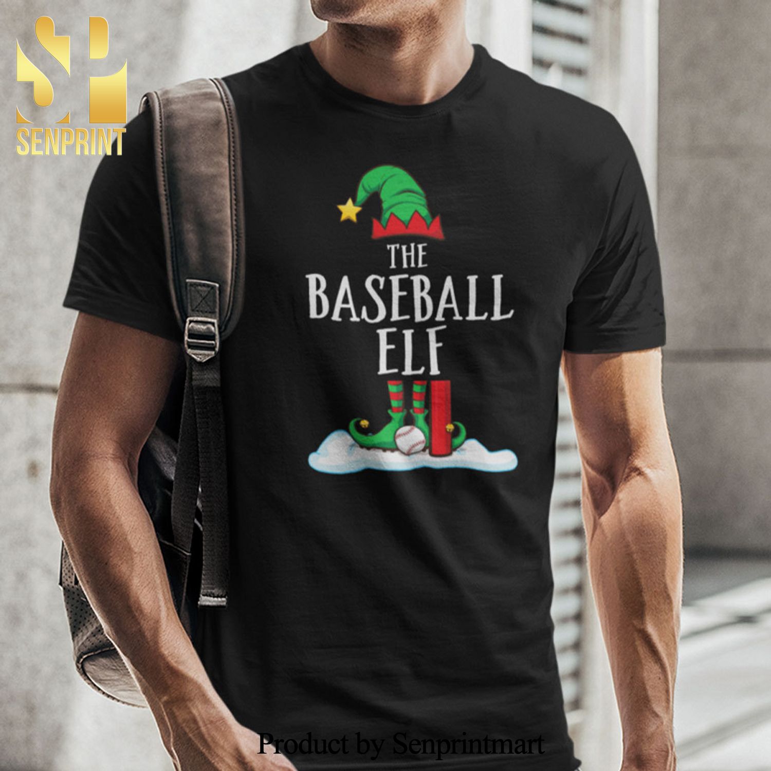 The Baseball Elf Christmas Gifts Shirt Xmas Gift Family Group Elf Christmas