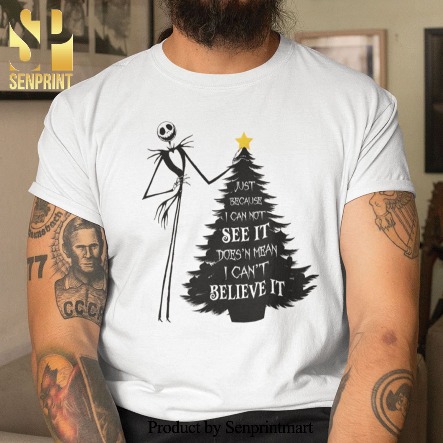 The Nightmare Christmas Gifts Shirts Jack Skellington Xmas Tree
