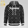 Louis Vuitton With Black Classic Symbol Pattern Full Printed Shirt