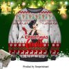 A Christmas Story Glasses Knitted Ugly Christmas Sweater – Green