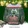 A Christmas Story Zeppelin Leg Lamp Pink Nightmare Knitted Ugly Christmas Sweater