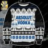 Absolut Vodka Reindeer Knitted Ugly Christmas Sweater