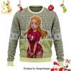 A Christmas Story Glasses Knitted Ugly Christmas Sweater – Green