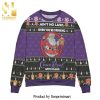 Ain’t No Laws When You’re Drinking Crown Royal With Claus Knitted Ugly Christmas Sweater – Yellow
