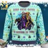 Aint No Law When Youre Drinking Ketel One Vodka With Claus Knitted Ugly Christmas Sweater