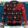 Akatsuki Itachi Symbolic Crows Naruto Knitted Ugly Christmas Sweater