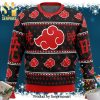 Akatsuki Logo Naruto Anime Knitted Ugly Christmas Sweater