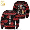 Akatsuki Pride Naruto Snowflake Manga Anime Knitted Ugly Christmas Sweater