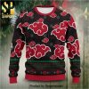 Akatsuki Sharingan Naruto Manga Anime Wool Knitted Ugly Christmas Sweater