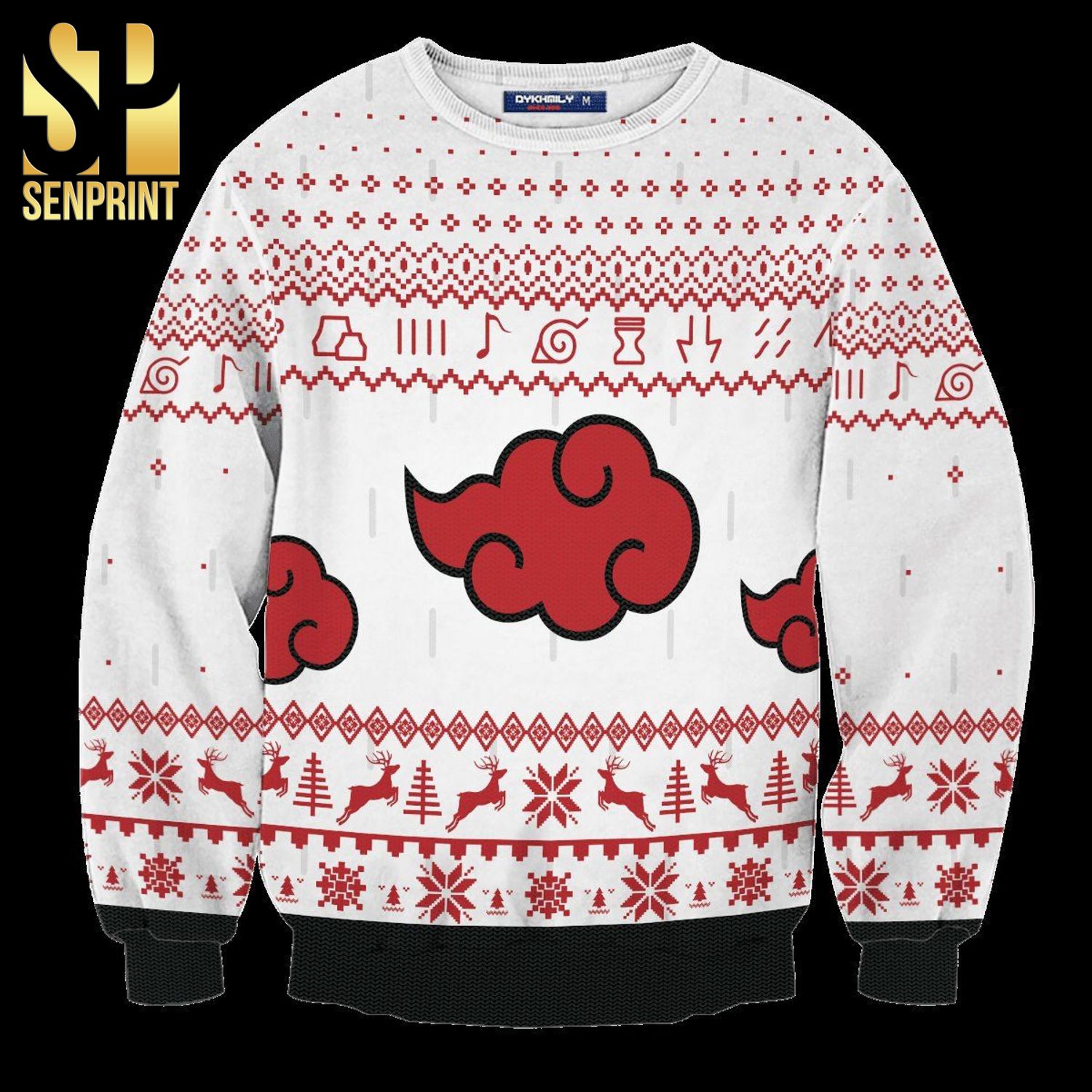 Christmas Anime Ahegao Ugly Christmas Sweater - Anime Ape