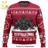 Akaza Anime Demon Slayer Knitted Ugly Christmas Sweater