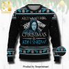 All I Want For Christmas Is Hockey Knitted Ugly Christmas Sweater