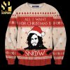 All I Want For Christmas Is Jon Snow Game of Thrones Knitted Ugly Christmas Sweater