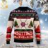 All I Want For Christmas Is More Time For Camping Knitted Ugly Christmas Sweater