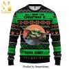 All I Want For Christmas Is Yoda Baby Knitted Ugly Christmas Sweater
