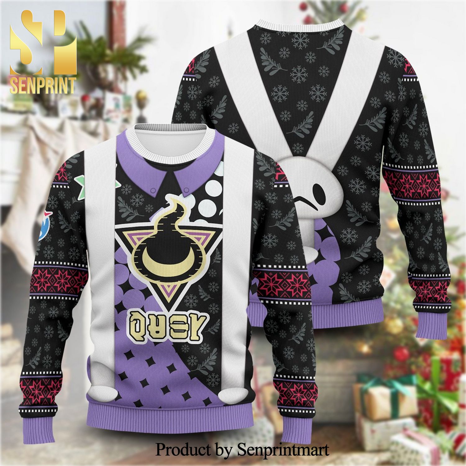 Allister Stow-On-Side Gym Pokemon Manga Anime Knitted Ugly Christmas Sweater