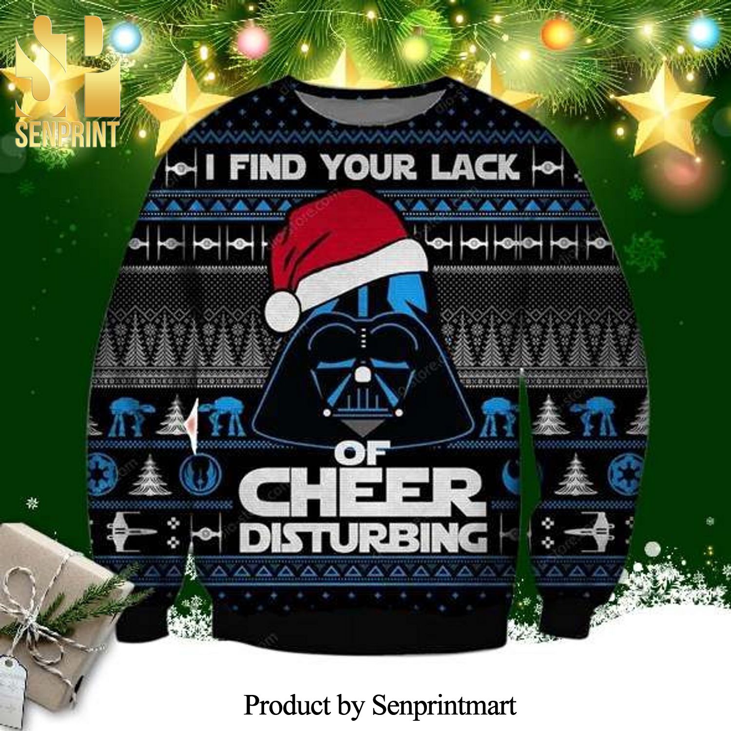 Anakin Skywalker Star Wars I Find Your Lack Knitted Ugly Christmas Sweater
