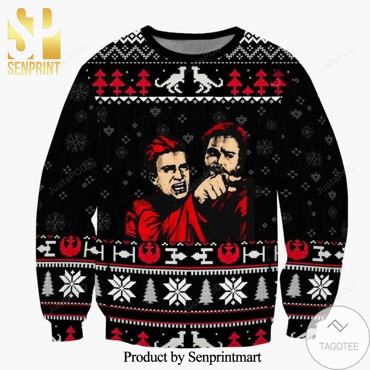 Anakin Skywalker Star Wars Meme Knitted Ugly Christmas Sweater