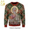 Anahata Heart Chakra Knitted Ugly Christmas Sweater