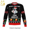 Arlington County Fire Department Knitted Ugly Christmas Sweater