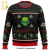 Area 51 Aliens Knitted Ugly Christmas Sweater