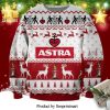 Astra Bier Beer Logo Knitted Ugly Christmas Sweater