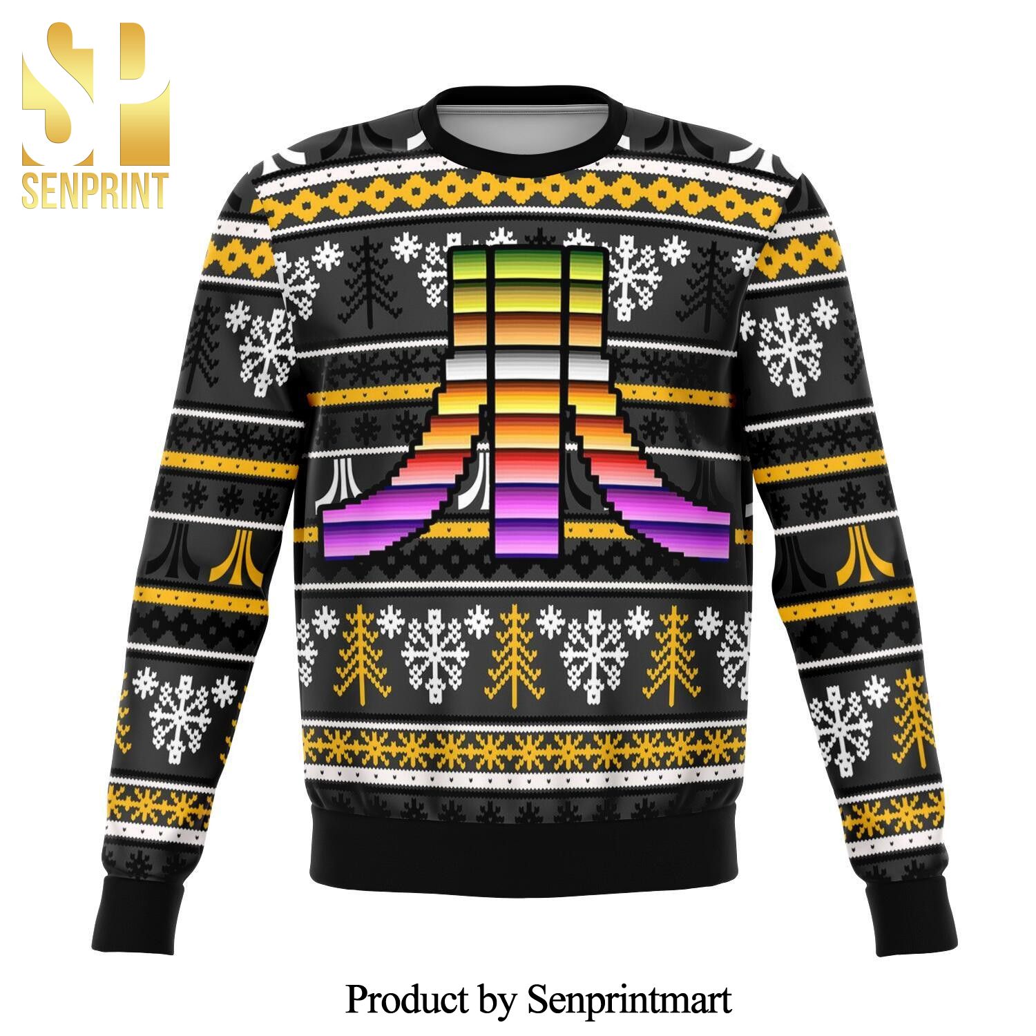 Atari Logo Premium Knitted Ugly Christmas Sweater