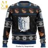 Attack on Titan Survery Corps Manga Anime Knitted Ugly Christmas Sweater