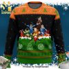Akira Bike Stickers Knitted Ugly Christmas Sweater