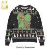 Baby Yoda Knitted Ugly Christmas Sweater