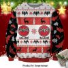 Bacardi Select Rum Wine Logo Knitted Ugly Christmas Sweater