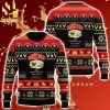 Back To The Future Car Pattern Knitted Ugly Christmas Sweater