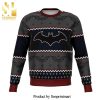 Batman Superman Wonder Woman DC Comics Knitted Ugly Christmas Sweater