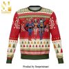 Batman Superman Wonder Woman Dc Superheroes Knitted Ugly Christmas Sweater