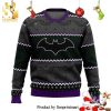 Batman Superman Wonder Woman DC Comics Knitted Ugly Christmas Sweater