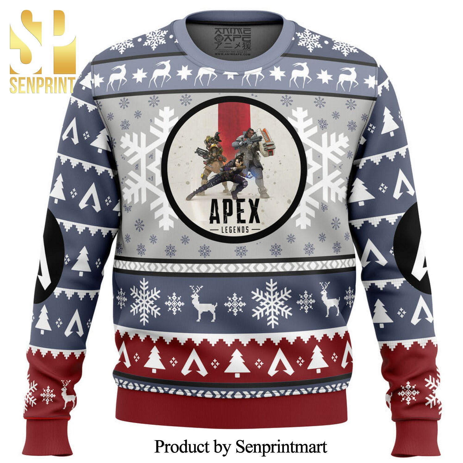 Battle Royale Apex Legends Knitted Ugly Christmas Sweater