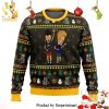 Beavis And Butthead Surprise Reaction Knitted Ugly Christmas Sweater