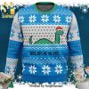 Believe In Meâ€¦Nessie Loch Ness Monster Knitted Ugly Christmas Sweater