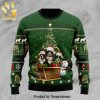 Bernese Mountain Dog Family Knitted Ugly Christmas Sweater