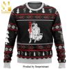 Be A Flamingo Knitted Ugly Christmas Sweater