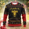 Black Bull Magna Swing Black Clover Anime Knitted Ugly Christmas Sweater