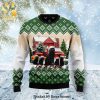 Black Cat Like Stay To In Bed Knitted Ugly Christmas Sweater