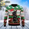 Black Cat Knitted Ugly Christmas Sweater