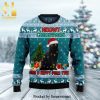 Black Cat Gift Meowy Christmas Knitted Ugly Christmas Sweater